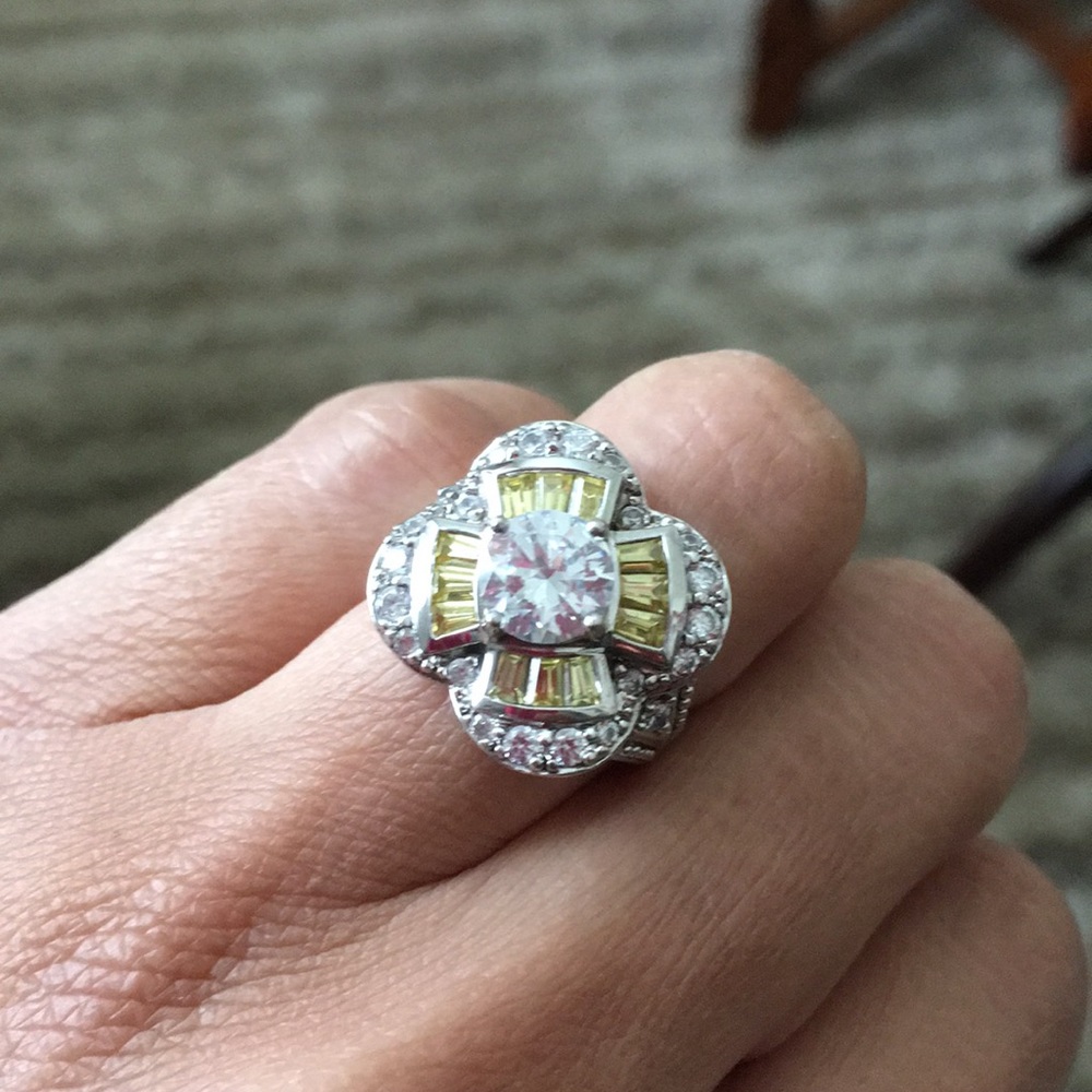 Victoria Wieck Beautiful Rhodium/Sterling Silver